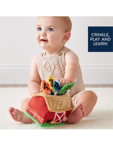 Pañuelos Sensoriales Itzy Ritzy Granja - 4 Piezas Educativas