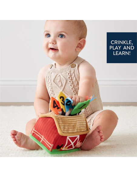 Pañuelos Sensoriales Itzy Ritzy Granja - 4 Piezas Educativas