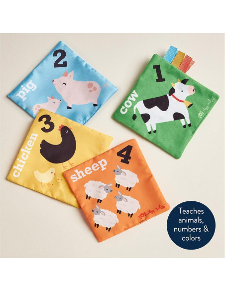 Pañuelos Sensoriales Itzy Ritzy Granja - 4 Piezas Educativas