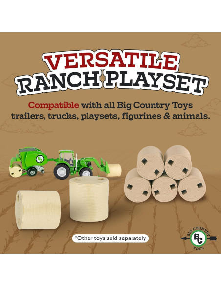 Conjunto de Pacas de Heno 5 Piezas Big Country Toys