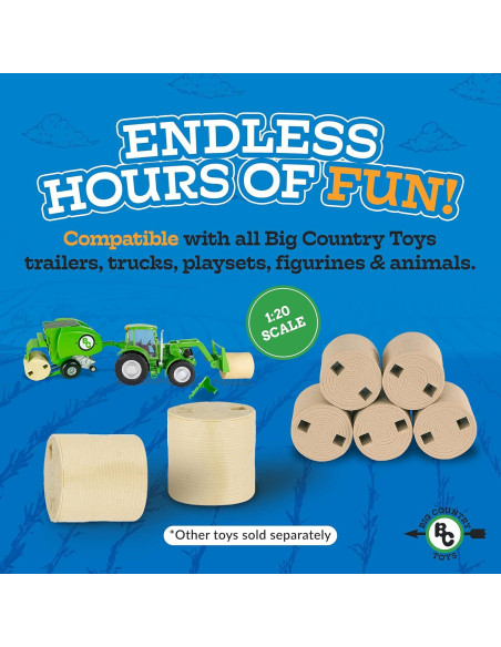 Conjunto de Pacas de Heno 5 Piezas Big Country Toys