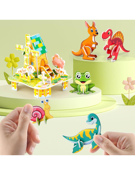 Rompecabezas 3D FOIMAS para Niños - 31 Animales Educativos Rompecabezas 3D FOIMAS para Niños - 31 Animales Educativos