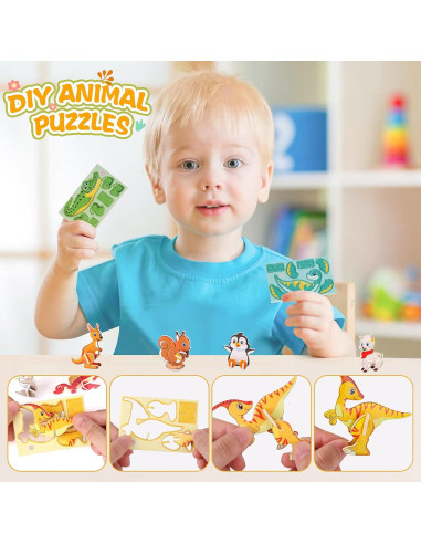 Rompecabezas 3D FOIMAS para Niños - 31 Animales Educativos