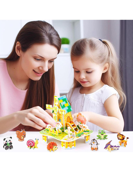 Rompecabezas 3D FOIMAS para Niños - 31 Animales Educativos Rompecabezas 3D FOIMAS para Niños - 31 Animales Educativos