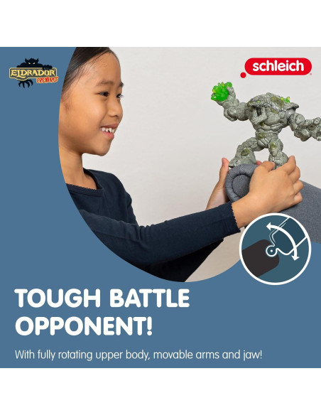 Monstruo de Piedra Schleich 19.5cm con Cristal Removible