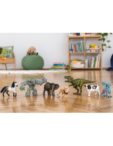 Monstruo de Piedra Schleich 19.5cm con Cristal Removible