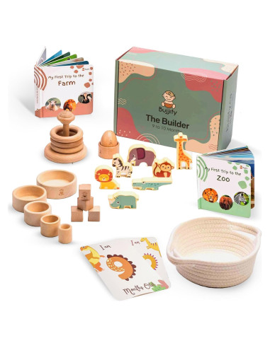 Juego Montessori Bujjify 9-10 Meses Juguetes Educativos