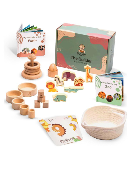 Juego Montessori Bujjify 9-10 Meses Juguetes Educativos