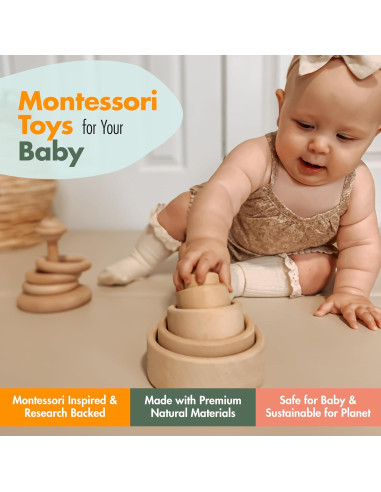 Juego Montessori Bujjify 9-10 Meses Juguetes Educativos