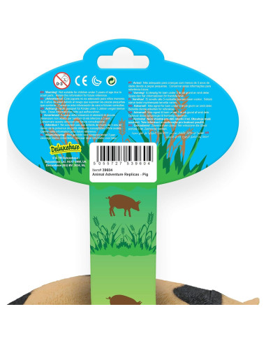 Figura de Cerdo Realista Deluxebase 20x7x17cm Juguete