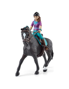Set de Juego Schleich Horse Club Lisa y Storm 10 Piezas