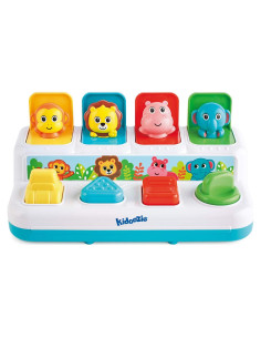 Kidoozie Pop 'n Play Amigos Animales - Juguete Educativo 12+ Meses