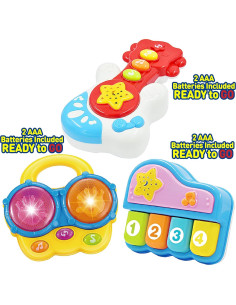 Juego de Instrumentos Musicales para Bebés - Set 3 Piezas 2