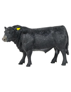 Figurita Toro Angus Big Country Toys 1:20 Pintada a Mano