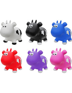 Vaca Inflable Farm Hoppers para Niños 1.36 kg con Bomba 2