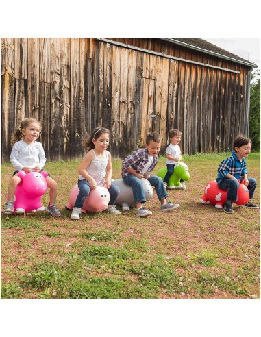 Vaca Inflable Farm Hoppers para Niños 1.36 kg con Bomba