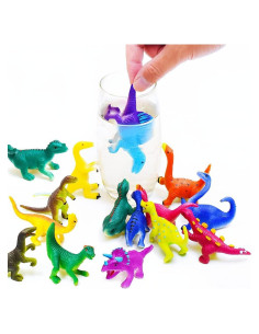 14 Juguetes de Dinosaurios ChuburD Cambia Color 15x6x10cm