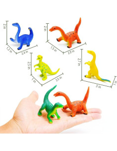 14 Juguetes de Dinosaurios ChuburD Cambia Color 15x6x10cm 2