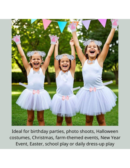 Disfraz Infantil Oveja Kirei Sui Tutu Diadema Cola Patas