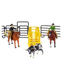 Juego de Roper 14 Piezas Big Country Toys - Vaquero y Caballo
