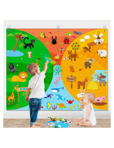 Juego de Tablero de Fieltro Teytoy 149 cm 58 Piezas Educativo