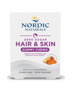 Gomas Masticables Nordic Naturals para Cabello y Piel 27 Unidades