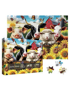 Rompecabezas de Granja 1000 Piezas Larkipuzz 70x50 cm