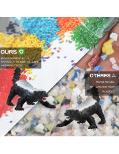 Conjunto de Figuritas de Tejón de Miel 3PCS BRETOYIN 2