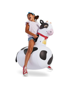Juguete Saltarín Inflable Vaca Hearthsong 48x114cm