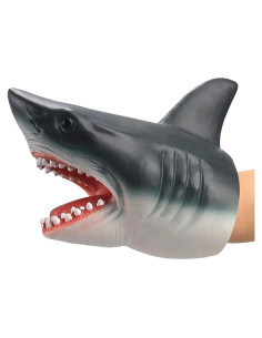 Títere de Mano Tiburón Gemini para Niños Juguete Realista