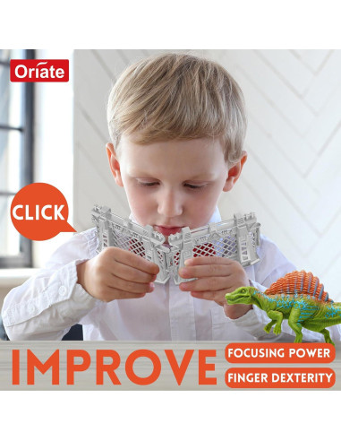 Conjunto de Dinosaurios Mini Oriate 12 Piezas 10 cm