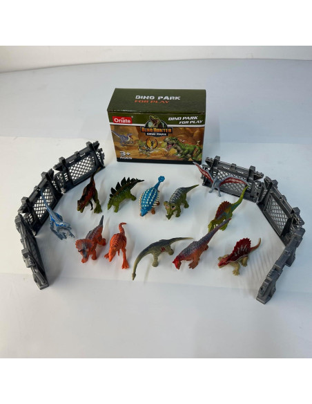 Conjunto de Dinosaurios Mini Oriate 12 Piezas 10 cm