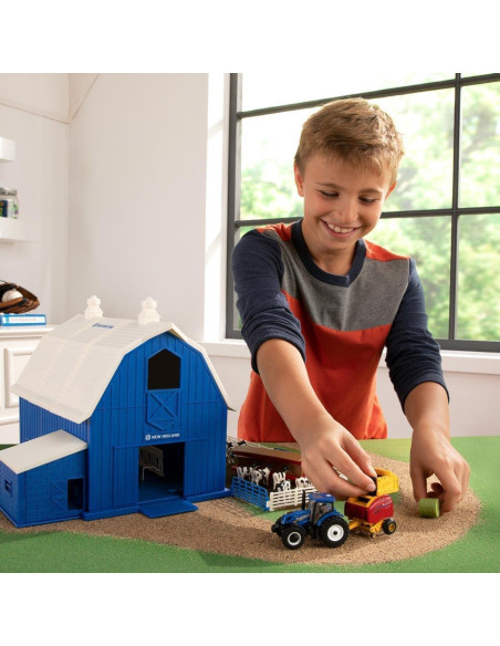 Conjunto Granja Lechera Camión 1:64 Tractor T6.165