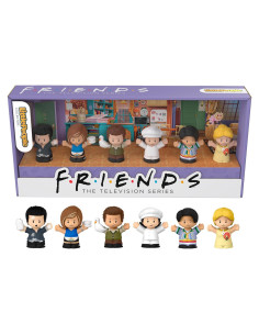 Conjunto de Figuras Friends Little People 6 Personajes 6,35 cm
