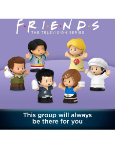 Conjunto de Figuras Friends Little People 6 Personajes 6,35 cm 2
