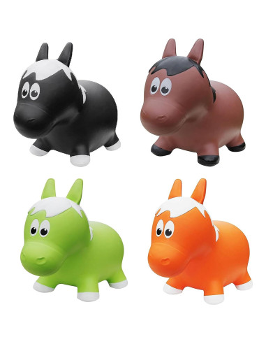 Caballo Inflable Marrón CJM Kids 60x33x46cm para Niños