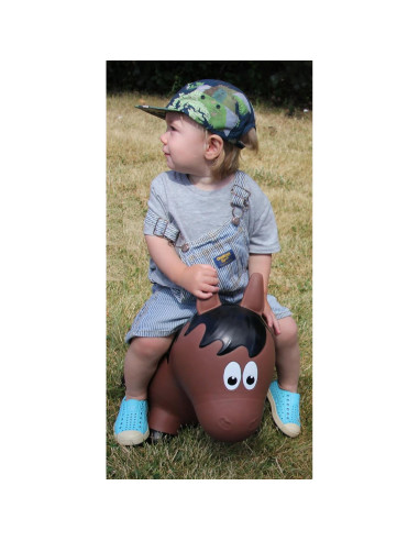 Caballo Inflable Marrón CJM Kids 60x33x46cm para Niños