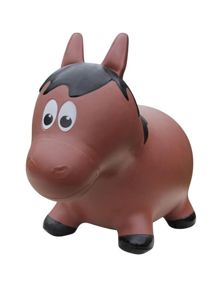 Caballo Inflable Marrón CJM Kids 60x33x46cm para Niños