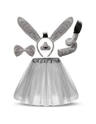 Disfraz de Burro para Niñas Geyoga con Tutu y Accesorios