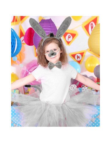 Disfraz de Burro para Niñas Geyoga con Tutu y Accesorios