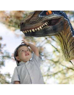 Set de Títeres de Mano Dinosaurios Tyrannosaurus y Velociraptor 2