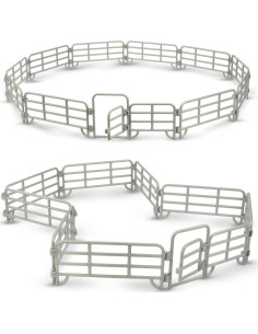 Toymany 28 Piezas Juguetes de Ovejas y Cercas Realistas 2