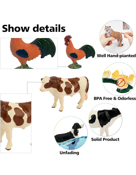 Figuras de Animales Mini Toymany 28 Piezas Realistas