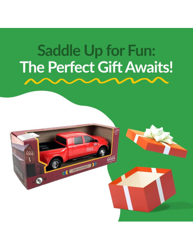 Camión Ram 3500 Dually Big Country Toys con Remolque 1:20