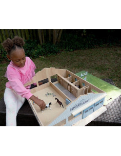 Establo Arena Deluxe Breyer Horses 24 Piezas 61.6x55.9 cm 2