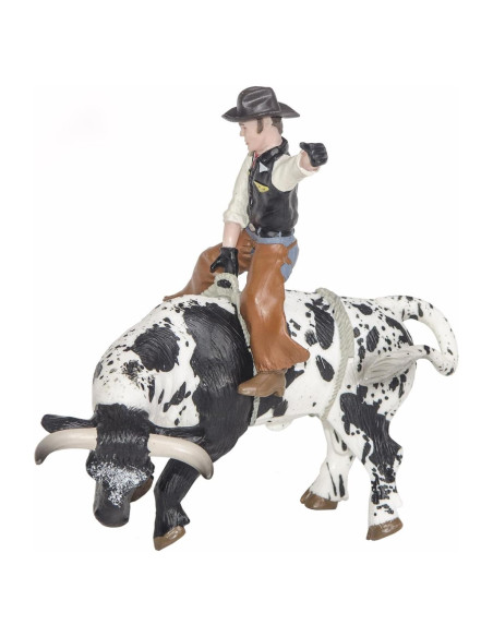 Little Buster Toys Jinete de Toro - Vaquero en Toro 13x8.5 cm