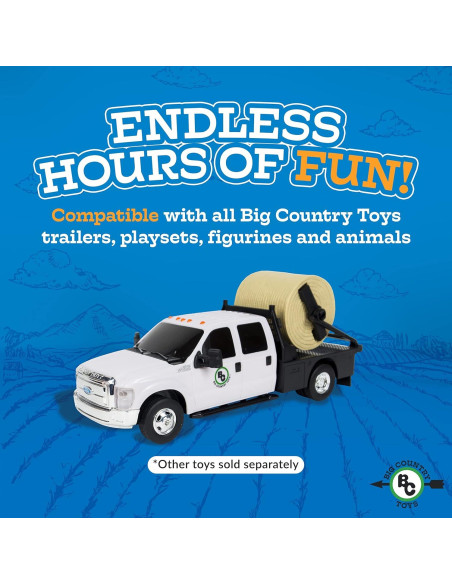 Camión Ford Big Country Toys con Prensa de Heno 1:20
