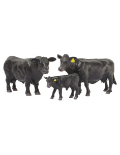 Juego de Vaca Angus, Toro y Ternero Little Buster Toys
