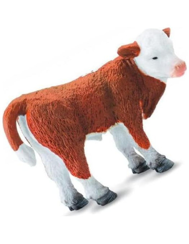 Ternero Hereford De Pie ColectA 7,11 cm Realista