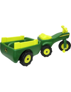 Tractor Pedal John Deere con Remolque para Niños 18M-3A 2